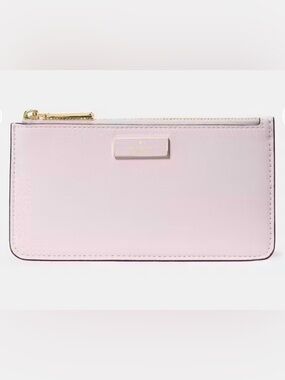 kate spade Bridget Crinkle Patent Large Slim Card Holder